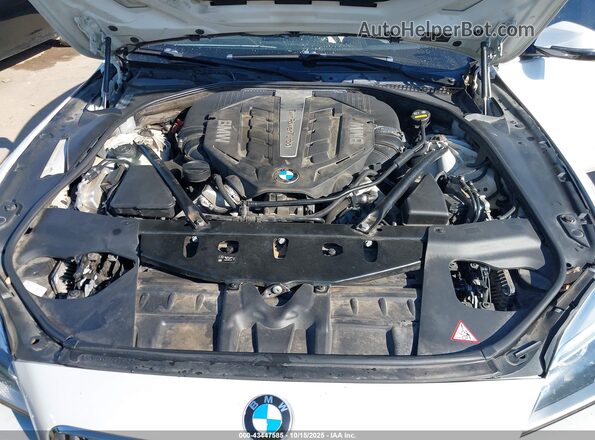 WBA6D4C50GD977359 2016 BMW 6 SERIES White უკანა ხედი