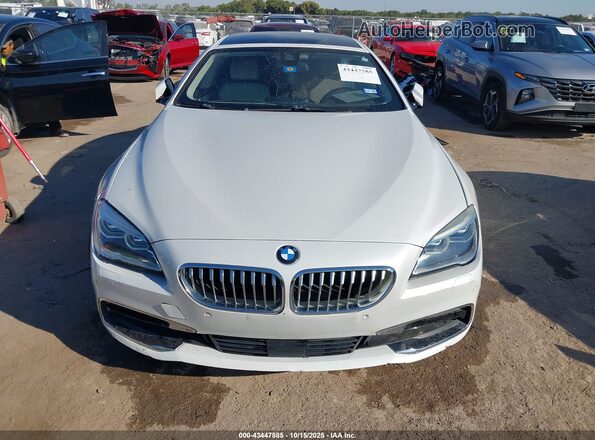WBA6D4C50GD977359 2016 BMW 6 SERIES White ხელსაწყოთა პანელის ხედი