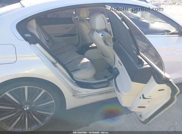 WBA6D4C50GD977359 2016 BMW 6 SERIES White VIN კოდის სტიკერის ხედი