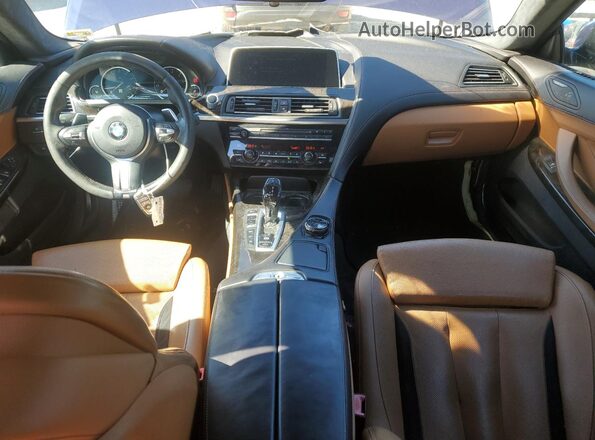 WBA6D6C53GGF94786 2016 BMW 6 SERIES Blue წინა პანელის ხედი