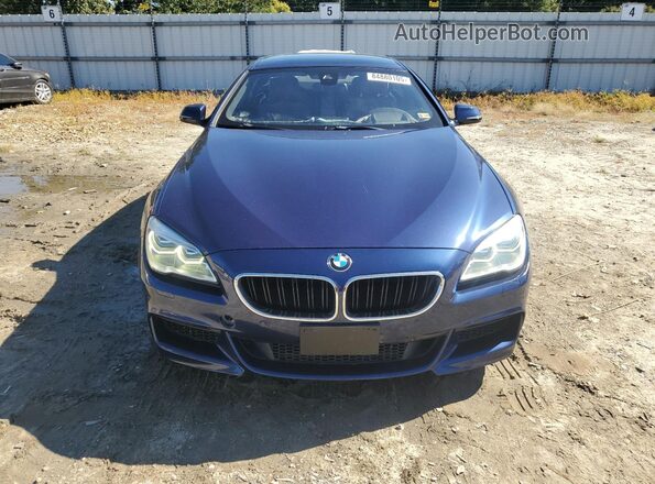 WBA6D6C53GGF94786 2016 BMW 6 SERIES Blue წინა ხედი