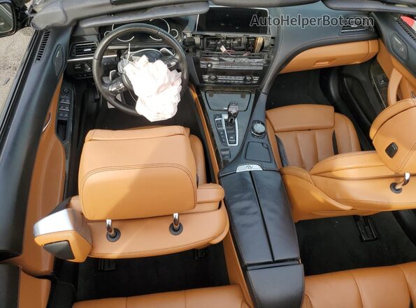 WBA6F7C54HD930896 2017 BMW 6 SERIES Black წინა პანელის ხედი