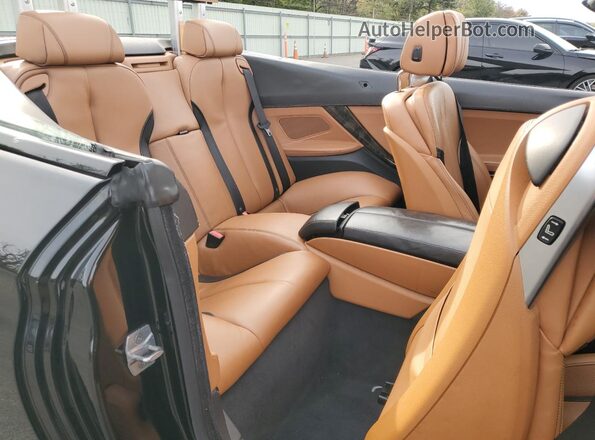WBA6F7C54HD930896 2017 BMW 6 SERIES Black უკანა სავარძლების ხედი