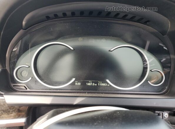 WBA6F7C54HD930896 2017 BMW 6 SERIES Black ხელსაწყოთა პანელის ხედი