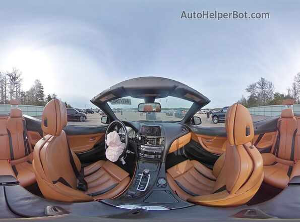 WBA6F7C54HD930896 2017 BMW 6 SERIES Black VIN კოდის სტიკერის ხედი