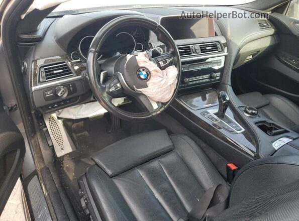 WBA6H1C3XHD933145 2017 BMW 6 SERIES Gray წინა პანელის ხედი