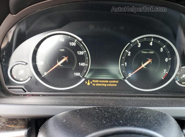 WBA6H1C3XHD933145 2017 BMW 6 SERIES Gray ხელსაწყოთა პანელის ხედი