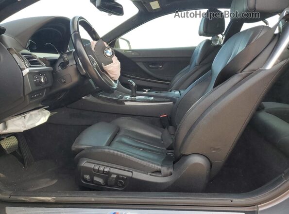 WBA6H1C3XHD933145 2017 BMW 6 SERIES Gray წინა სალონის ხედი