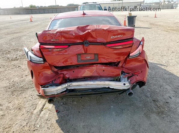 WBA73AK05L7F82195 2020 BMW 2 SERIES Red Հետևի տեսք