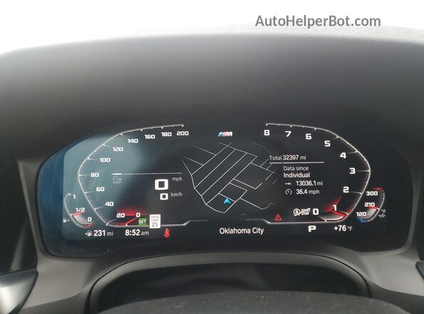 WBA73AP00PCM13379 2023 BMW 4 SERIES White Vista del cuadro de instrumentos