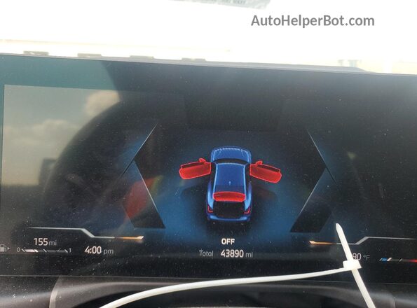 WBA73AP00RCP96792 2024 BMW 4 SERIES Blue ხელსაწყოთა პანელის ხედი