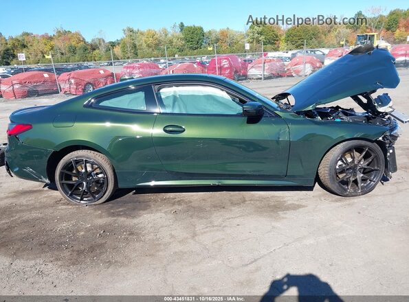 WBA73AP02NCH95124 2022 BMW 4 SERIES Зеленый Вид задней части салона