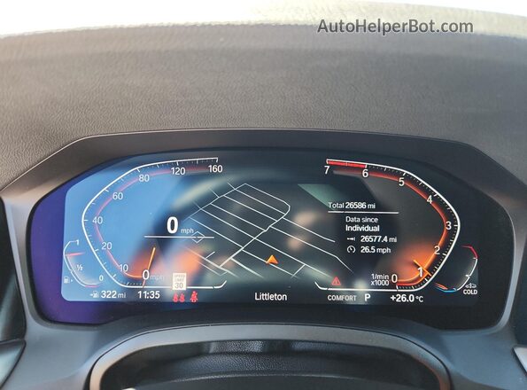 WBA73AP04NCJ51816 2022 BMW 4 SERIES Black Vista del cuadro de instrumentos