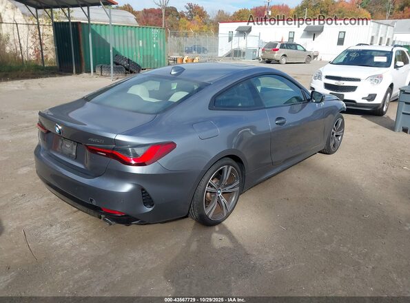 WBA73AP06MCF66900 2021 BMW 4 SERIES Серый Задняя правая четверть