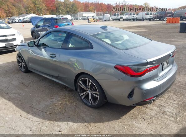 WBA73AP06MCF66900 2021 BMW 4 SERIES Серый Задняя левая четверть