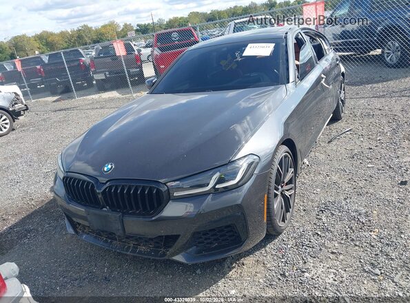 WBA73BJ05MCF83542 2021 BMW 5 SERIES Black Սարքավորումների վահանակի տեսք