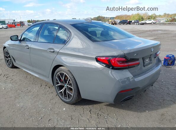WBA73BJ06NWX76036 2022 BMW 5 SERIES Gray Հետևի ձախ