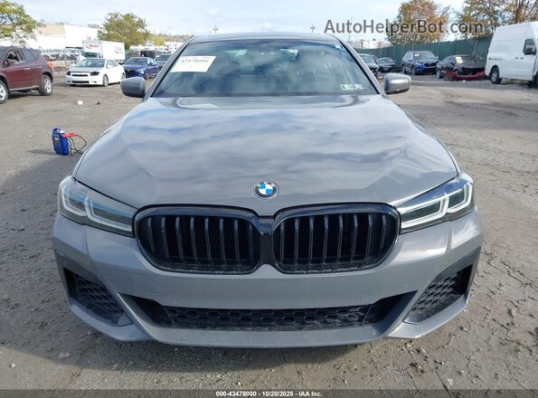 WBA73BJ06NWX76036 2022 BMW 5 SERIES Gray Սարքավորումների վահանակի տեսք
