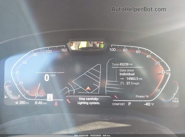 WBA73BJ09MWX18159 2021 BMW 5 SERIES Blue Вид задніх сидінь