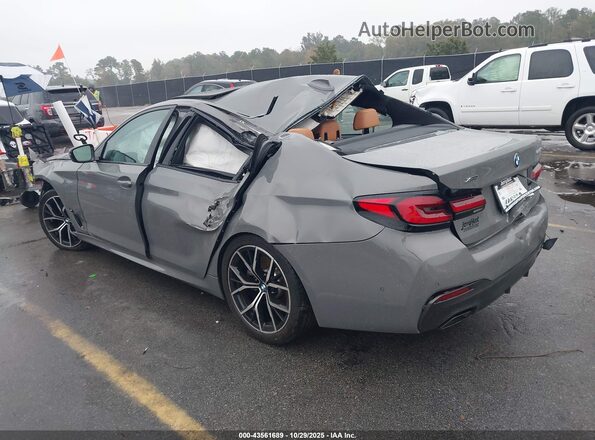 WBA73BJ0XNCK06882 2022 BMW 5 SERIES Gray Tył lewy