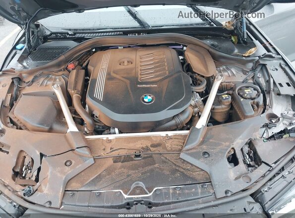 WBA73BJ0XNCK06882 2022 BMW 5 SERIES Gray Widok z tyłu