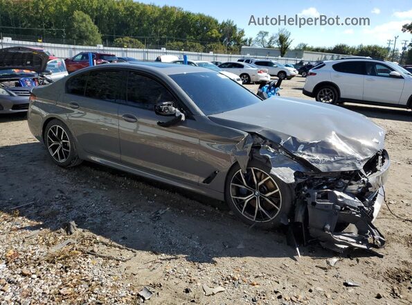WBA73BJ0XNWX56419 2022 BMW 5 SERIES Gray Առջևի աջ