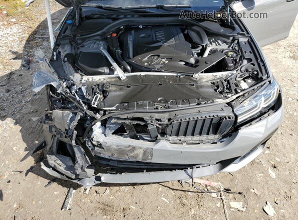 WBA73BJ0XNWX56419 2022 BMW 5 SERIES Gray Սալոնի հետևի տեսք
