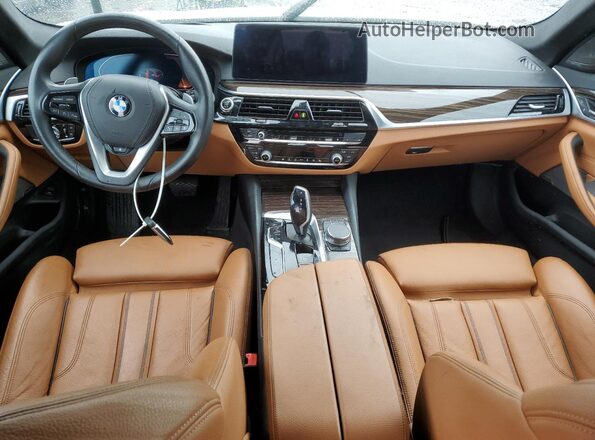 WBA73BJ0XPWY22700 2023 BMW 5 SERIES Белый Вид панели приборов