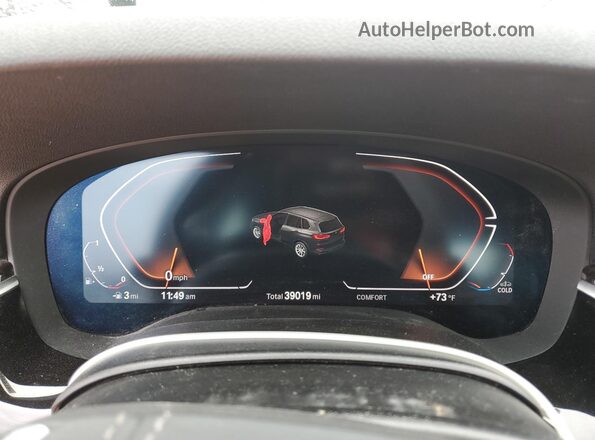 WBA73BJ0XPWY22700 2023 BMW 5 SERIES Белый Вид щитка приборов
