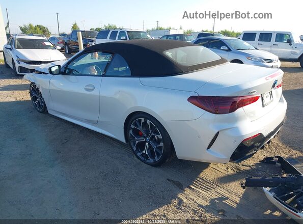 WBA73DB06SCU37896 2025 BMW M4 White უკანა მარცხენა