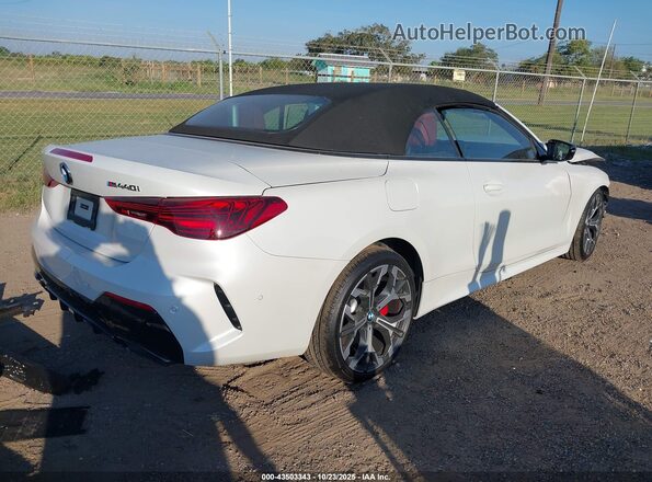 WBA73DB06SCU37896 2025 BMW M4 White უკანა მარჯვენა