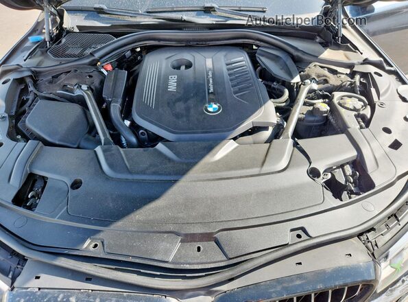 WBA7E2C34HG740975 2017 BMW 7 SERIES Black Widok wnętrza z tyłu