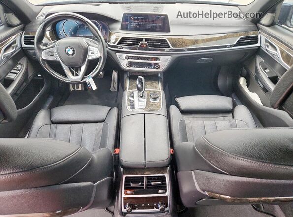 WBA7E2C34HG740975 2017 BMW 7 SERIES Black Widok deski rozdzielczej
