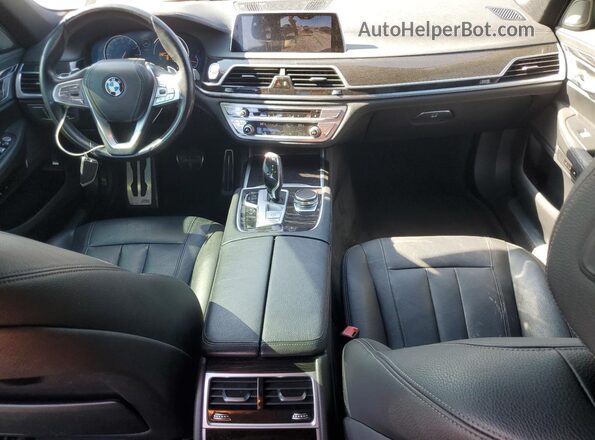 WBA7E2C51KB217404 2019 BMW 7 SERIES Black Widok deski rozdzielczej