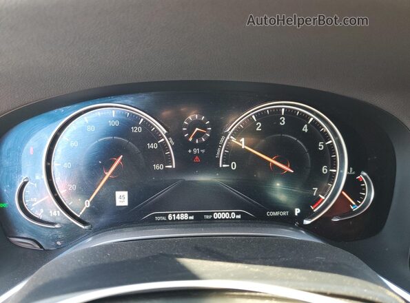 WBA7E2C51KB217404 2019 BMW 7 SERIES Black Widok zestawu wskaźników