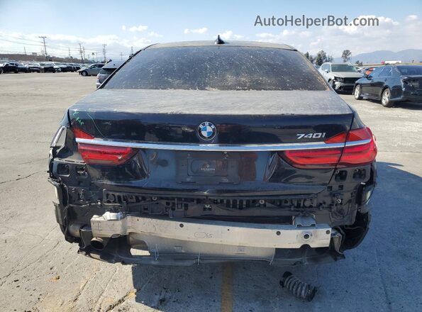 WBA7E2C51KB217404 2019 BMW 7 SERIES Black Widok z tyłu