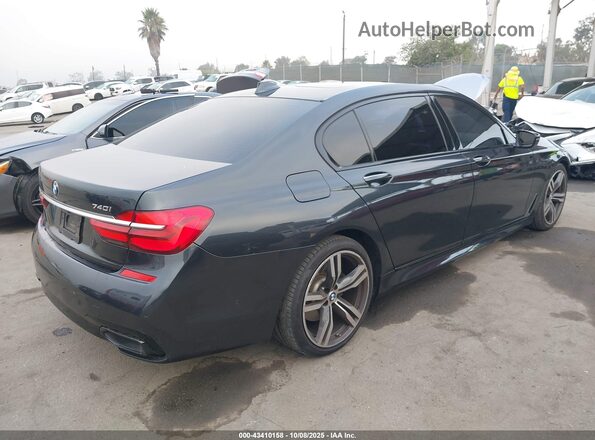 WBA7E2C52JG741730 2018 BMW 7 SERIES Black Tył prawy