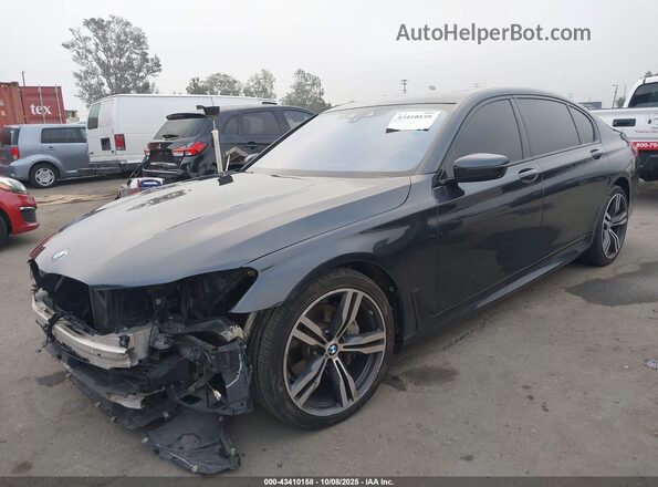 WBA7E2C52JG741730 2018 BMW 7 SERIES Black Przód lewy