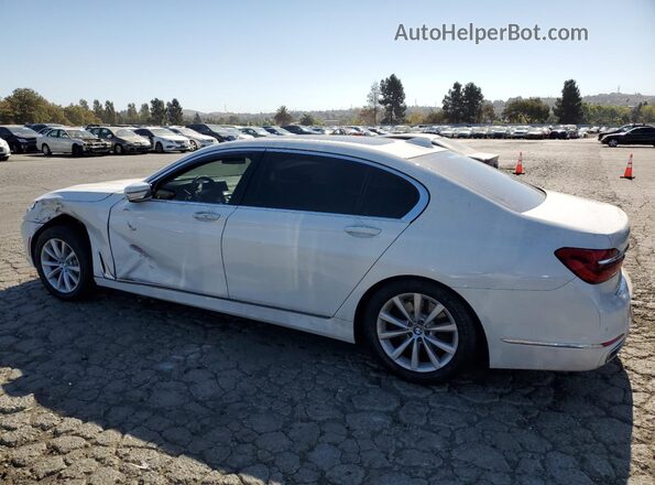 WBA7E2C54JG742829 2018 BMW 7 SERIES White Հետևի ձախ