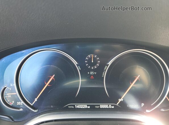 WBA7E2C54JG742829 2018 BMW 7 SERIES White Սարքավորումների վահանակի տեսք