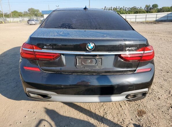 WBA7E4C50KGV70117 2019 BMW 7 SERIES Black Widok z tyłu