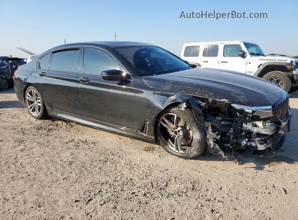WBA7E4C50KGV70117 2019 BMW 7 SERIES Black Przód prawy