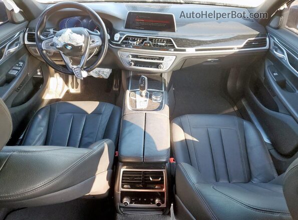 WBA7E4C50KGV70117 2019 BMW 7 SERIES Black Widok deski rozdzielczej