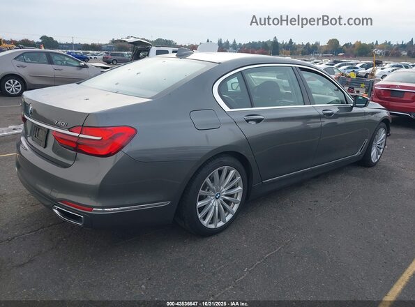 WBA7E4C55HGU99537 2017 BMW 7 SERIES Gray Trasero derecho