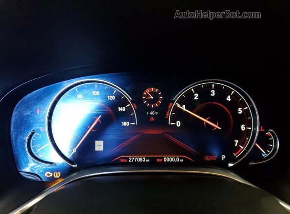 WBA7E4C56KGV70560 2019 BMW 7 SERIES Black Widok zestawu wskaźników