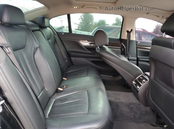 WBA7E4C58KGV28584 2019 BMW 7 SERIES Black Widok tylnych siedzeń