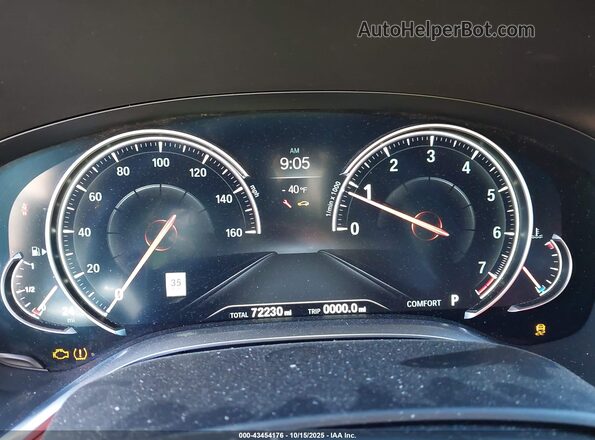 WBA7F0C30HGM22255 2017 BMW 7 SERIES Gray Հետևի նստատեղերի տեսք