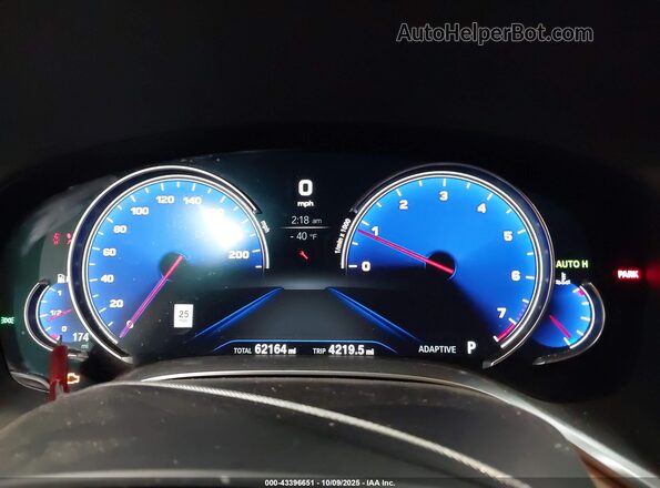 WBA7F0C57KGM26019 2019 BMW 7 SERIES Black Vista de los asientos traseros