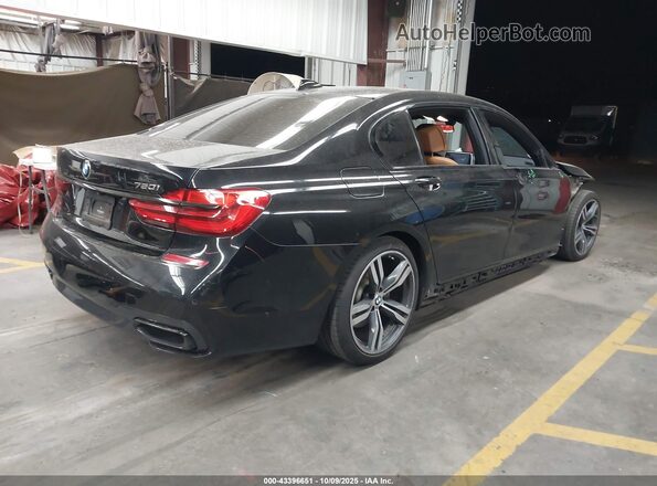 WBA7F0C57KGM26019 2019 BMW 7 SERIES Black Trasero derecho
