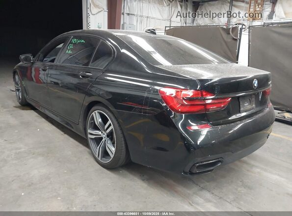 WBA7F0C57KGM26019 2019 BMW 7 SERIES Black Trasero izquierdo